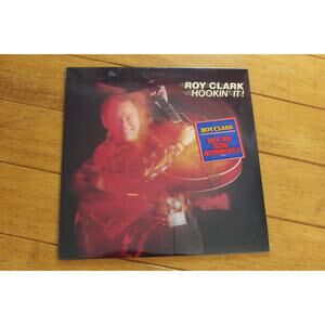 ROY CLARK "HOOKIN IT" LP 12" VINYL [NEW SEALED] (1977, ABC DOT) HYPE STICKER